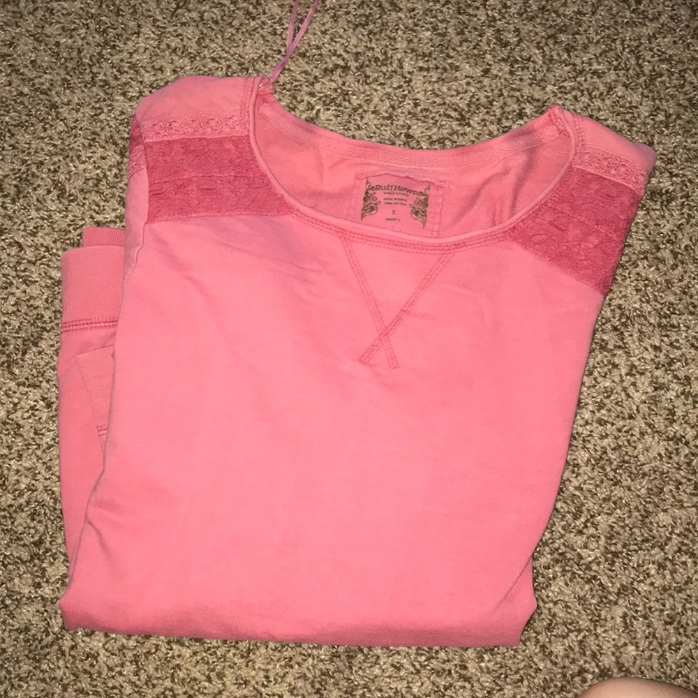 Dressy mauve sweatshirt size Small